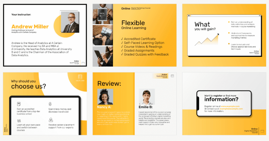 Digital marketing portfolio